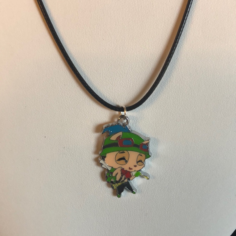 Teemo Chibi League of Legends Necklace